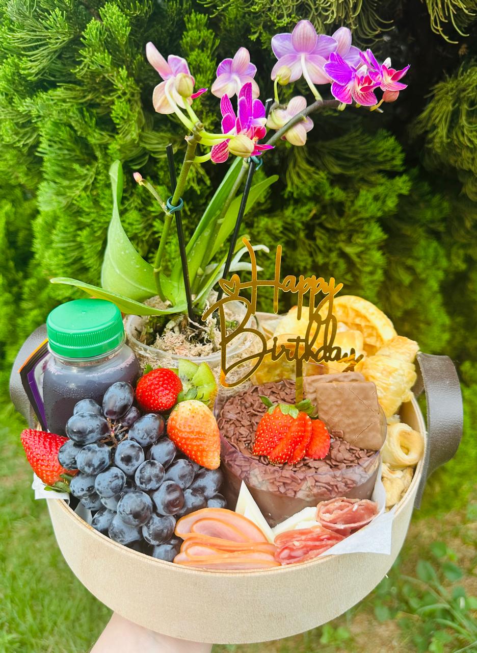 Cesta orquídea