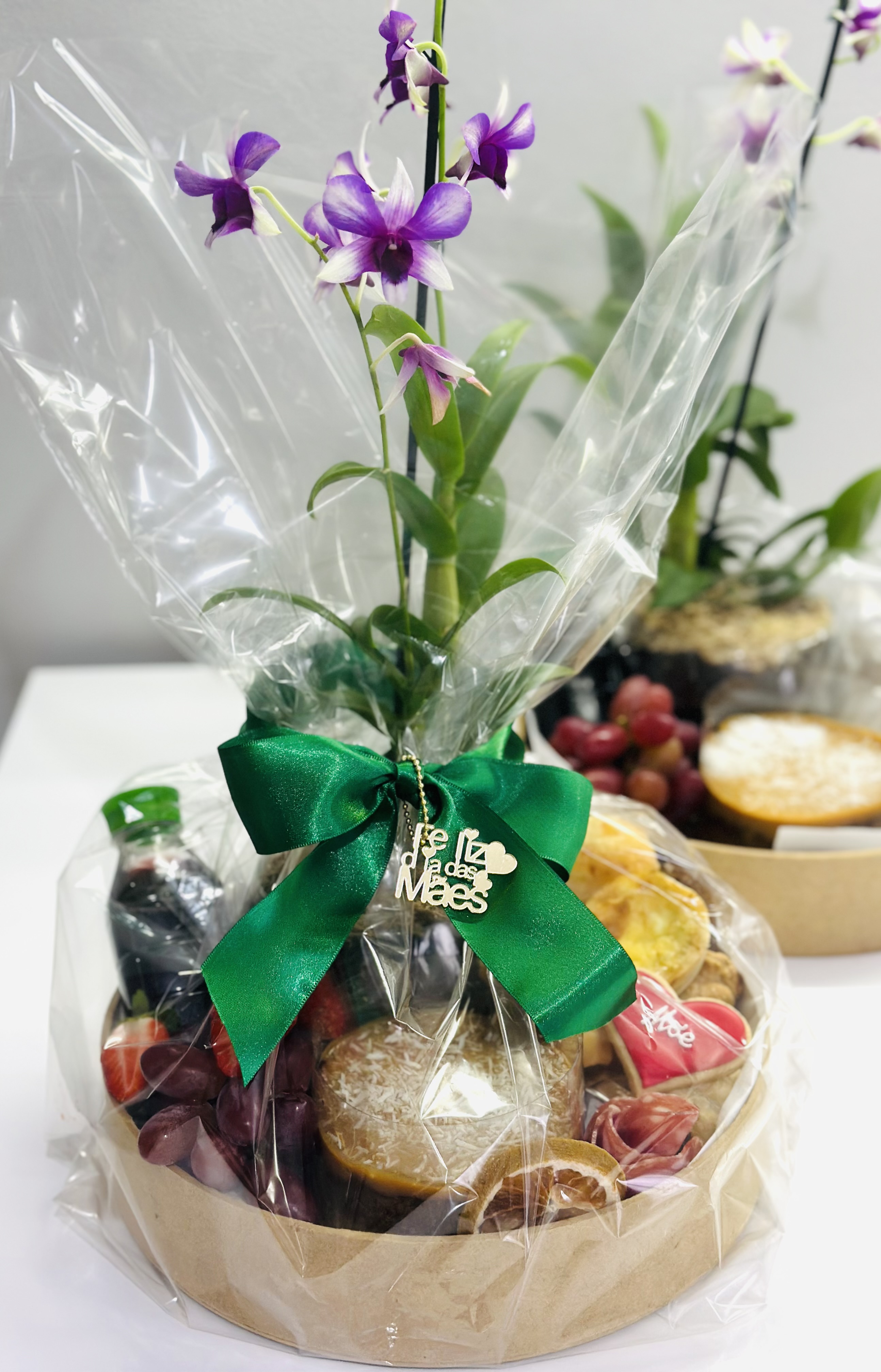 Cesta orquídea - detalhe
